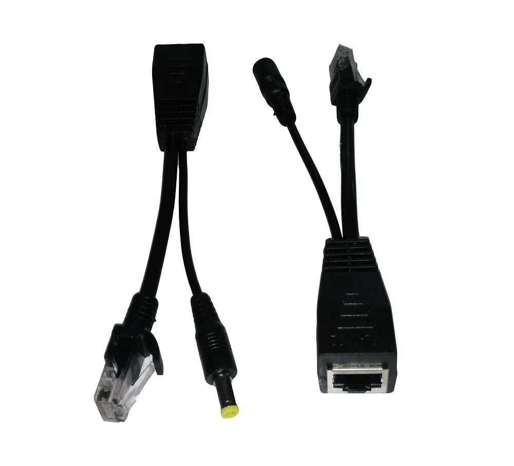 Кабель POE адаптер разветвитель модуль питания инжектора 12-48 в Power over Ethernet для