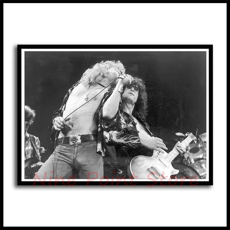 Led Zeppelin рок-музыка с покрытием бумажные Плакаты для дома спальни общежития Настенный декор Бескаркасный плакат