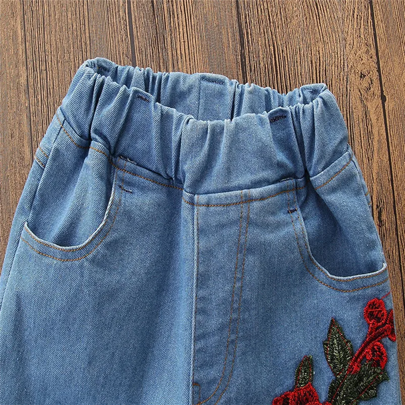 Модные комплекты одежды для девочек одежда маленьких с круглым вырезом милый