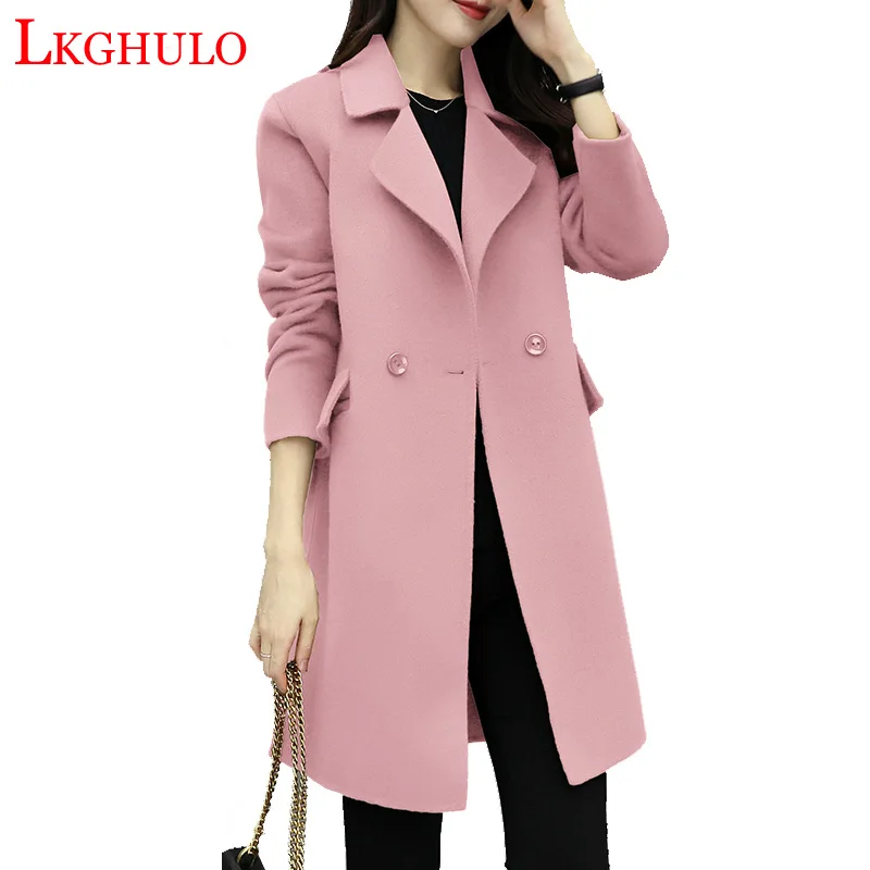 Новинка 2018 Женское шерстяное пальто Высококачественная зимняя куртка тонкое