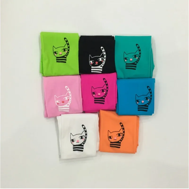 Новые высококачественные детские колготки для девочек бархатные с принтом