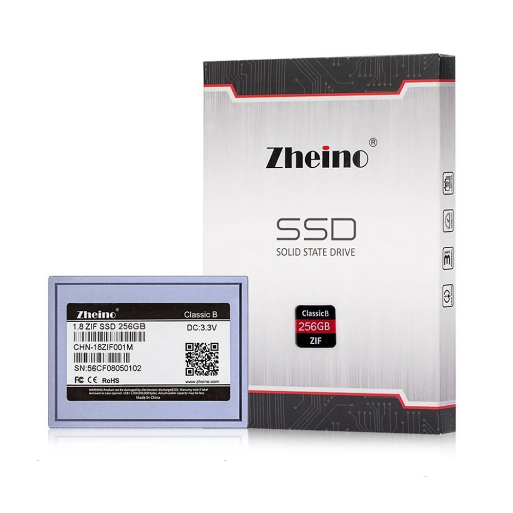 Zheino 1," SSD диск PATA 256GB CE/ZIF 40Pin MLC твердотельные накопители Замена MK2431GAH для Ipod Video 5,5 Gen Новинка