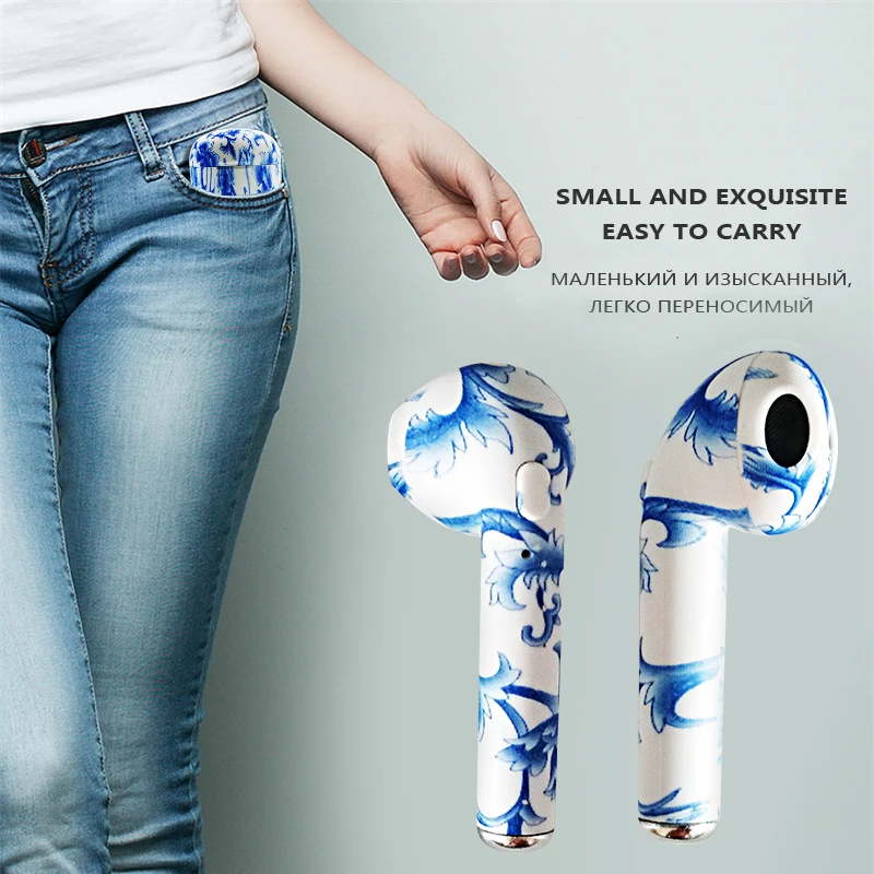 I7s Tws камуфляжные беспроводные Bluetooth наушники стерео гарнитура зарядная коробка