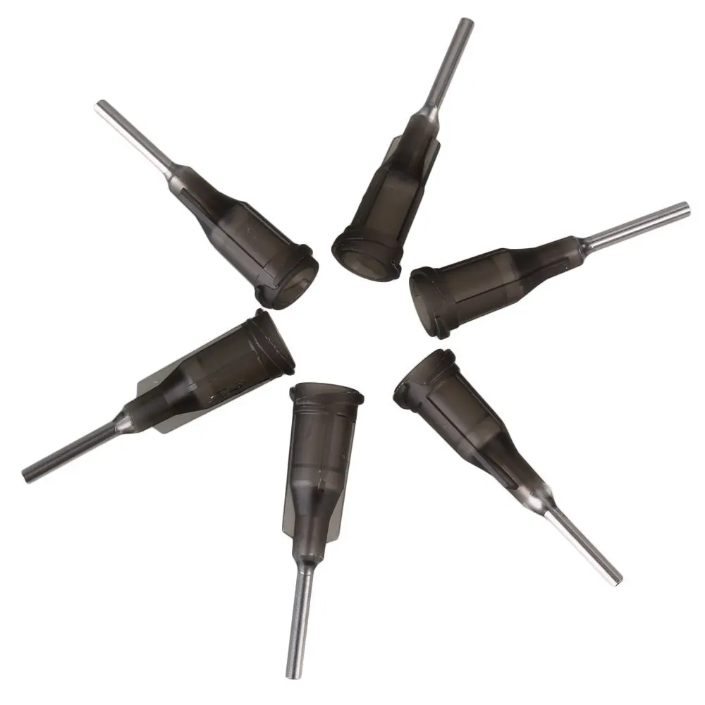 Серые 1/2 &quot16Ga тупой конец Luer Lock дозирующие иглы наконечники игл для шприца