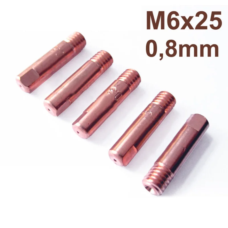 M6x25 Welding Nozzles 0.8mm F MB 15 14 Current MAG 5 10 20 50 Torch type M6 1x | Инструменты