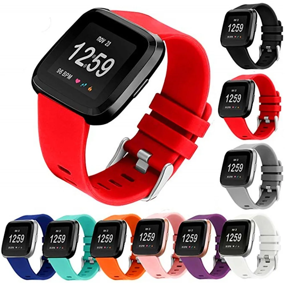 Ремешок Coolaxy для Fitbit Versa/Versa Lite сменный Силиконовый Браслет Versa Edition подходит Bit