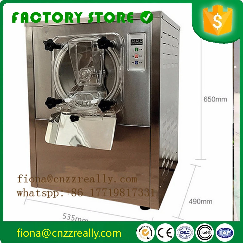 

220V Commercial Hard Ice Cream Machine 20L/H Stainless Steel Ice Cream Maker With Large Capacity 1400W