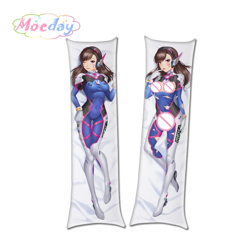 Наволочка для обнимания тела Overwatchs OW D.Va-Hana Song 150 см персиковая кожа | Дом и сад