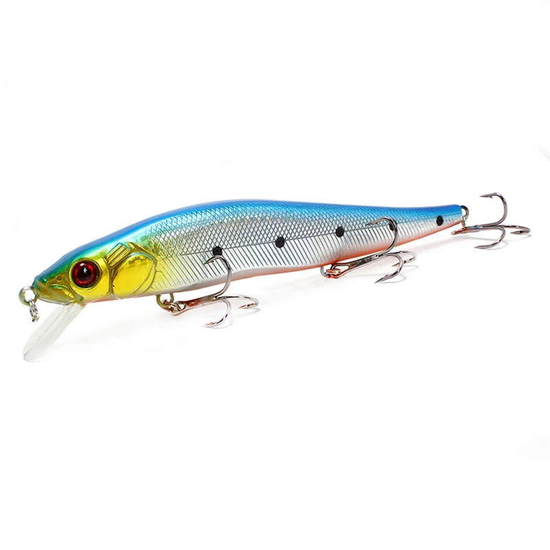 Yuewins рыболовные приманки 3D глаза Минноу 14 см 22 4 г Crankbait воблеры 6 # крюки твердая