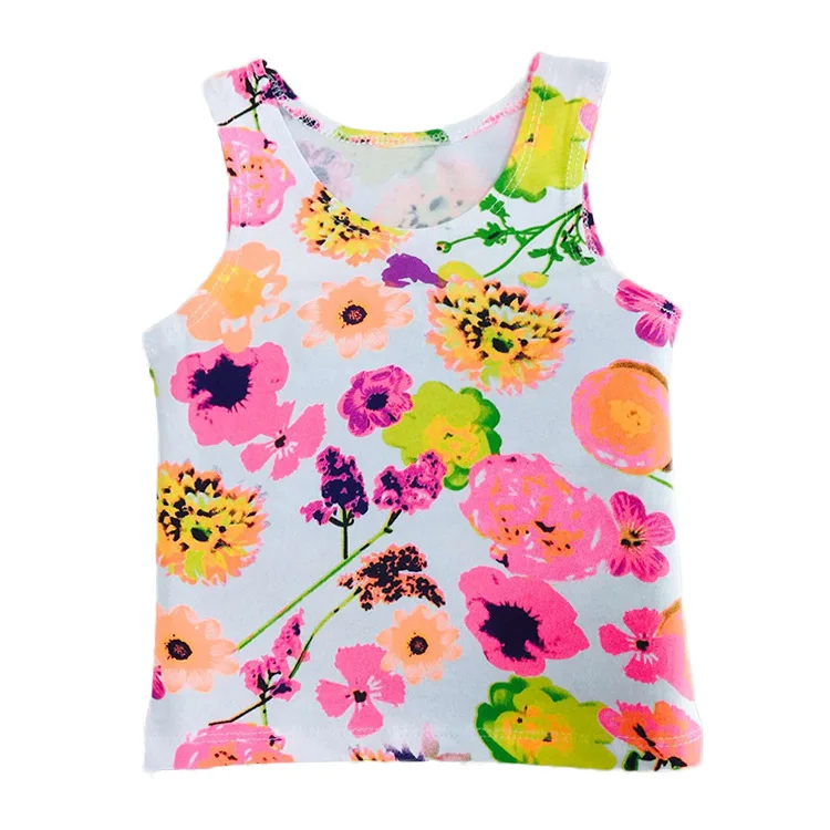 2017 г. Жилет для малышей с принтом Новая летняя детская одежда футболка ins explosion |