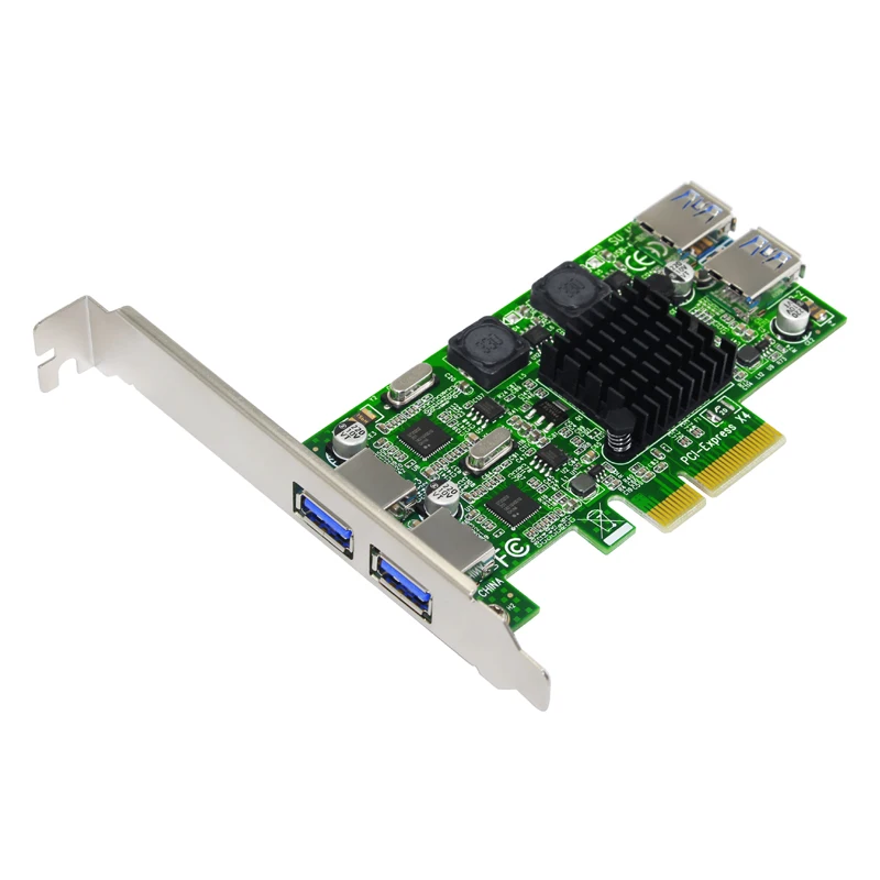 Новый добавить на карты PCIE USB 3 0 Карты PCI E/PCI Express контроллер + 5 25 Передняя панель PC