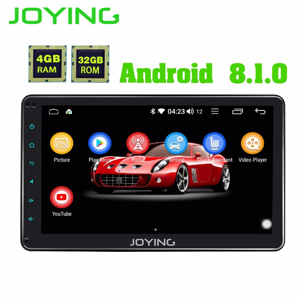 10 1 "один Din сенсорный экран gps музыкальный dvd-плеер 4 Гб + 32 ГБ Универсальный Android 8