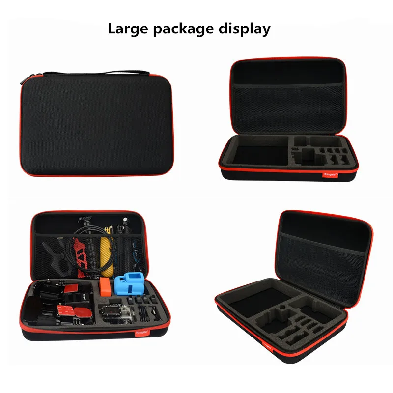 Portable Storage Bag Protective Carry Case EVA shockproof Box For Gopro hero 7 6 5 4 3 Xiaomi Yi Action Camera Accessories | Электроника