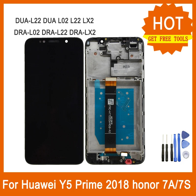 Для huawei Y5 Prime 2018 5 45 ЖК дисплей дигитайзер сенсорный экран Ремонт для Pro с