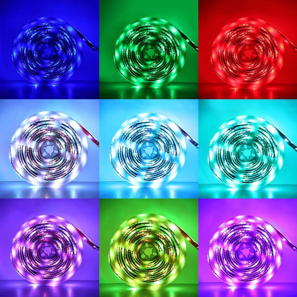 LED RGB TV Подсветка USB S форма Светодиодная лента комплект осветительных приборов