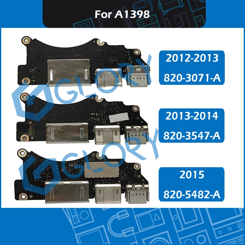 Оригинал 820 3071 A 3547 5482 для Macbook Pro Retina 15 ''A1398 USB HDMI SD I/O Board 2012 2013 2014 2015