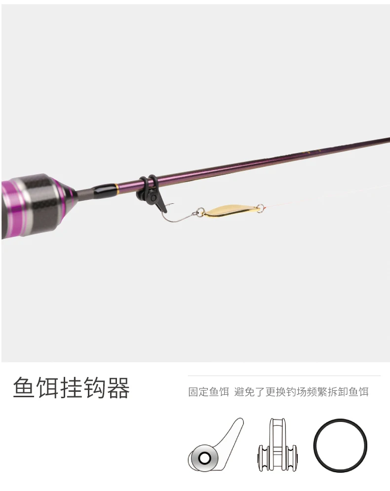 Trulinoya полный fuji части 1,68 м литье стержень UL action 2 секции Супер Ощущение бас стержень форель стержень