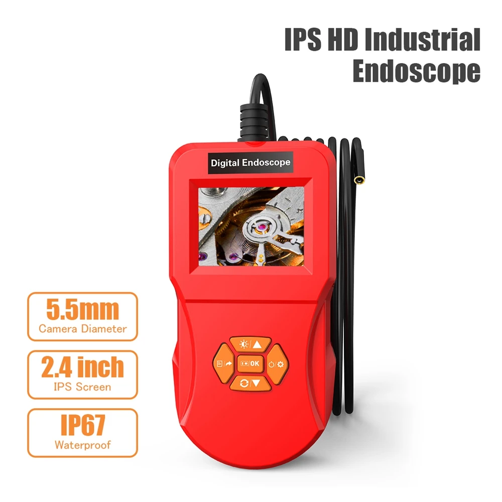 IPS HD промышленный эндоскоп для осмотра 5 5/8 0 мм Диаметр камеры проверки