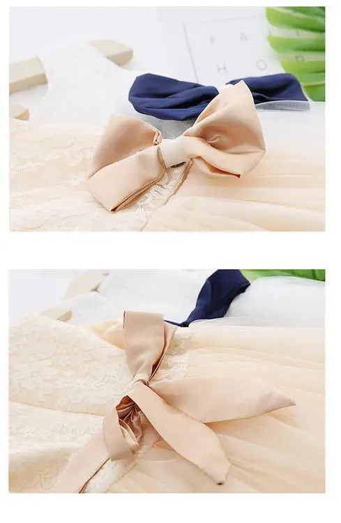 Девушки Принцесса Вечерние платья 2017 сезон: весна–лето кружевное платье с