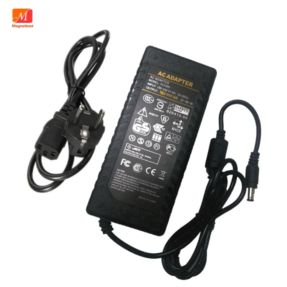 16V 4A AC адаптер питания для Panasonic 2.5A 2.8A 3.75A 4.06A зарядное устройство с кабелем