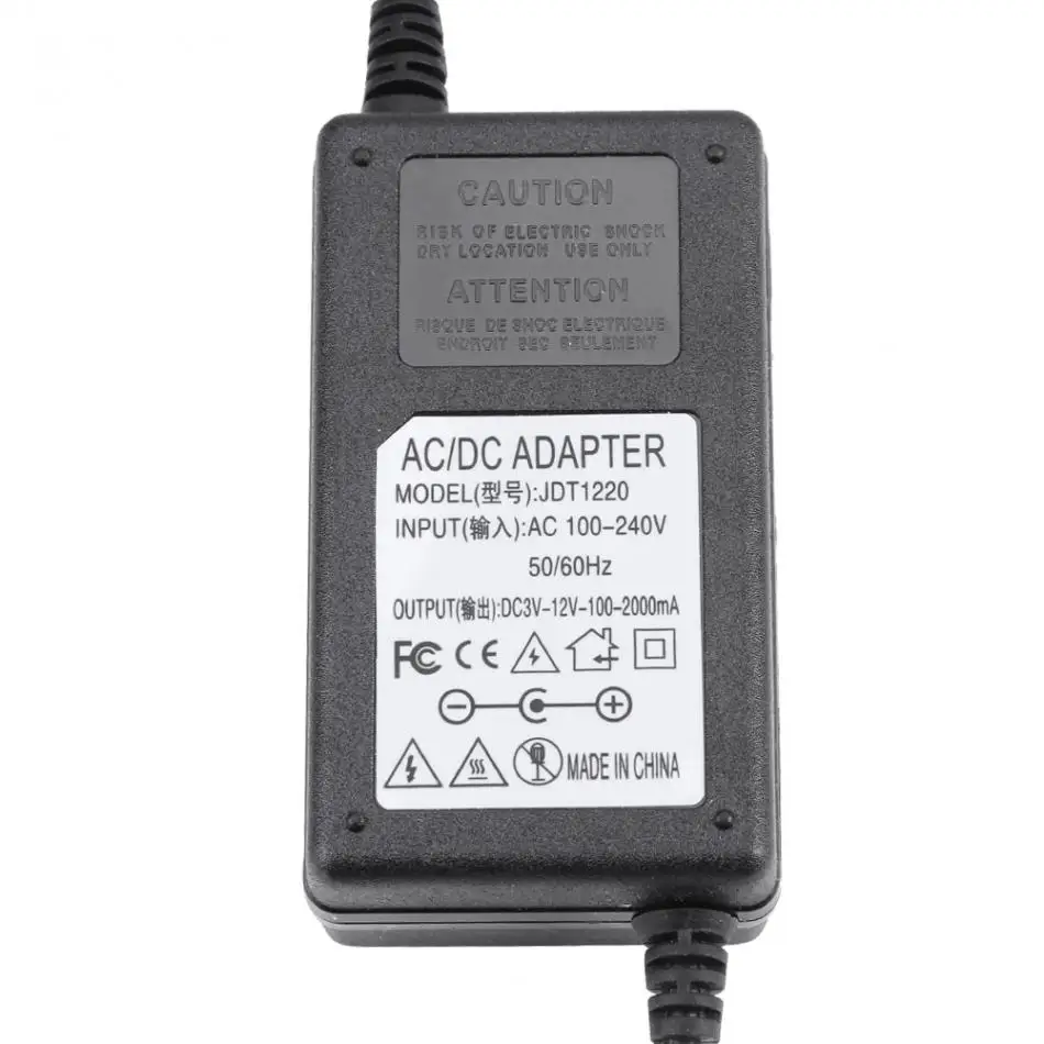 

Adjustable Power Adapter AC 220V To DC 3V 9V 12V 24V 36V 1A 2A power supply Universal Adatpor 24 V 1A 2A Volt Switch LED Driver