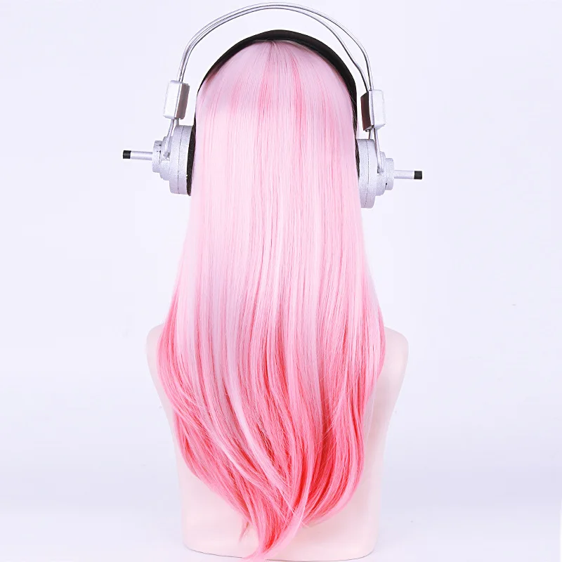 Новый горячий Японский Аниме Супер SONICO Косплей Униформа парик и головной убор