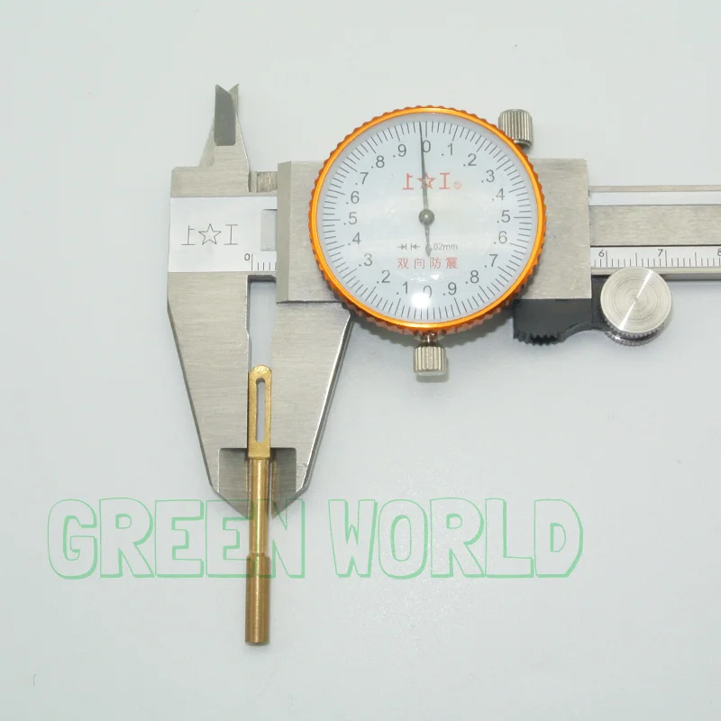 Green World 1 шт./лот. 17cal. 177cal Твердый латунный слот наконечники, пистолет чистый патч съемник, патч держатель женская нить 5-40