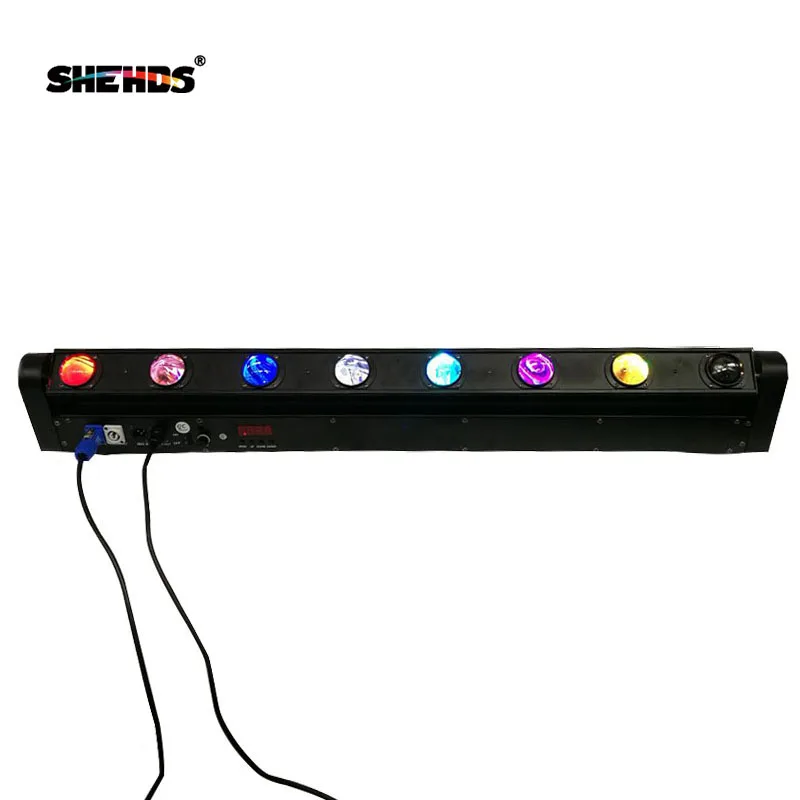 Лучшее качество SHEHDS светодиодный светильник с движущейся головой 8x12 Вт RGBW