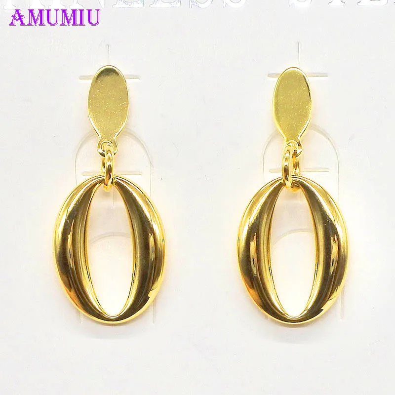 AMUMIU итальянская мода моделей лазерных ювелирные подвески Дубай золотые