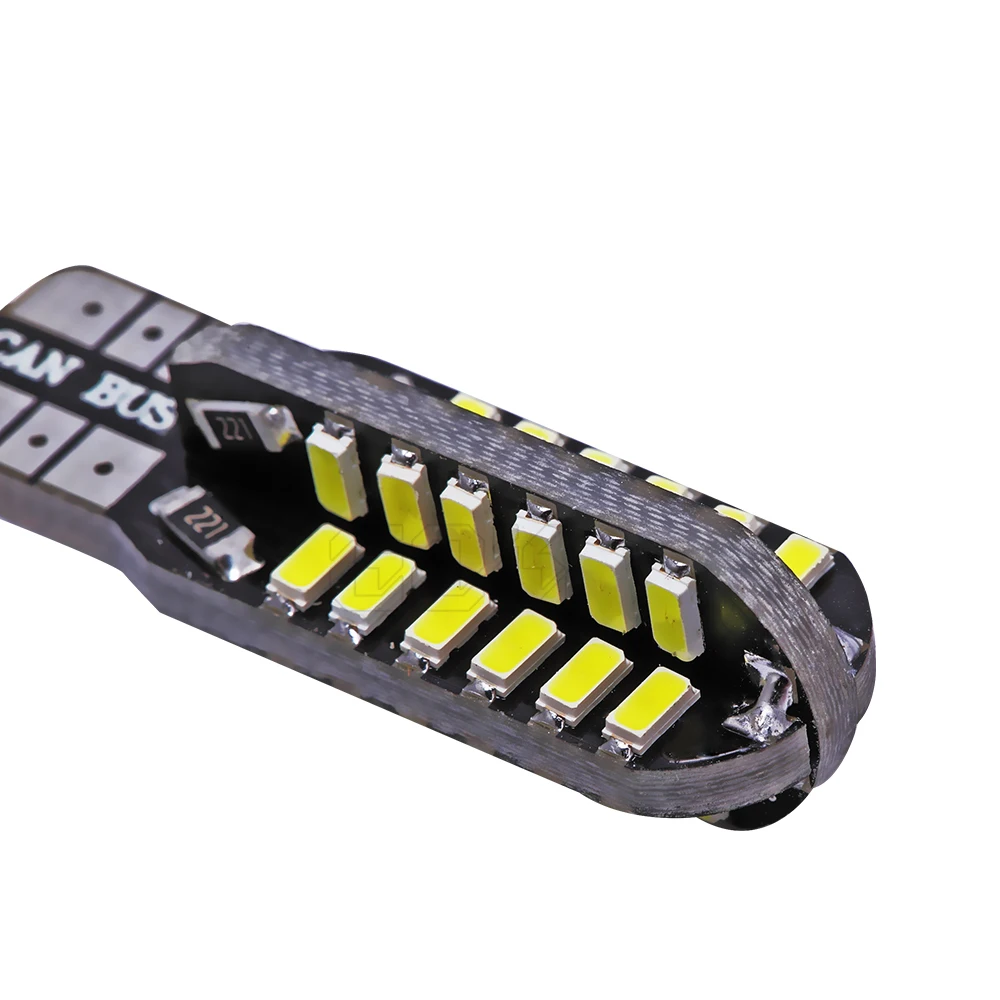 Супер яркий! 10 X T10 led canbus W5W 48led 3014 SMD Canbus NO ERROR 48SMD автомобильные лампы для парковки