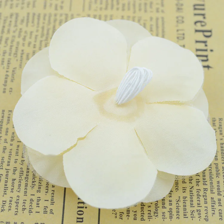 Искусственные цветы хороший шелковые имитация цветов с марлей camellia брошь