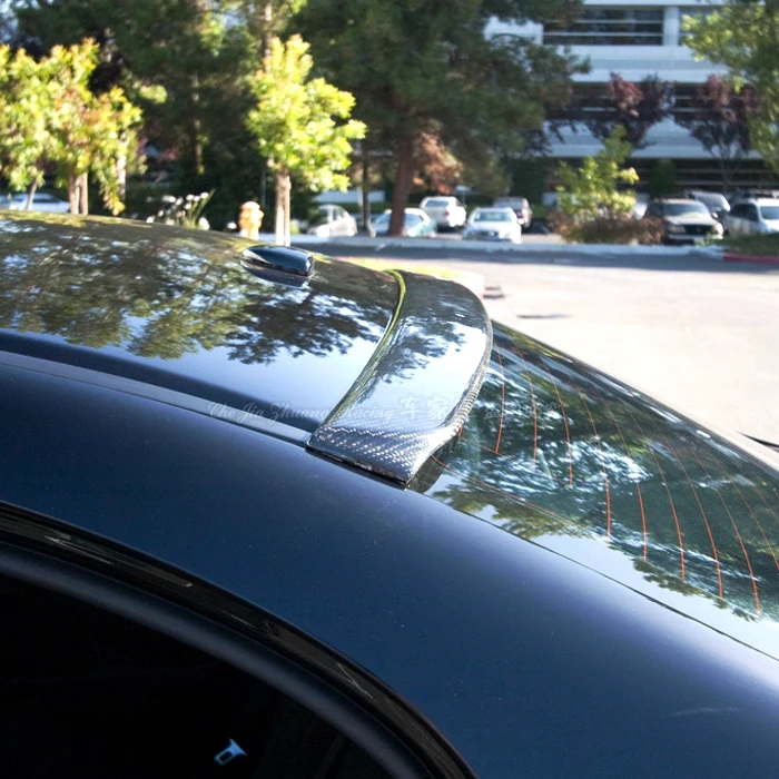 Высококачественный задний спойлер на крыло из настоящего углеродного волокна