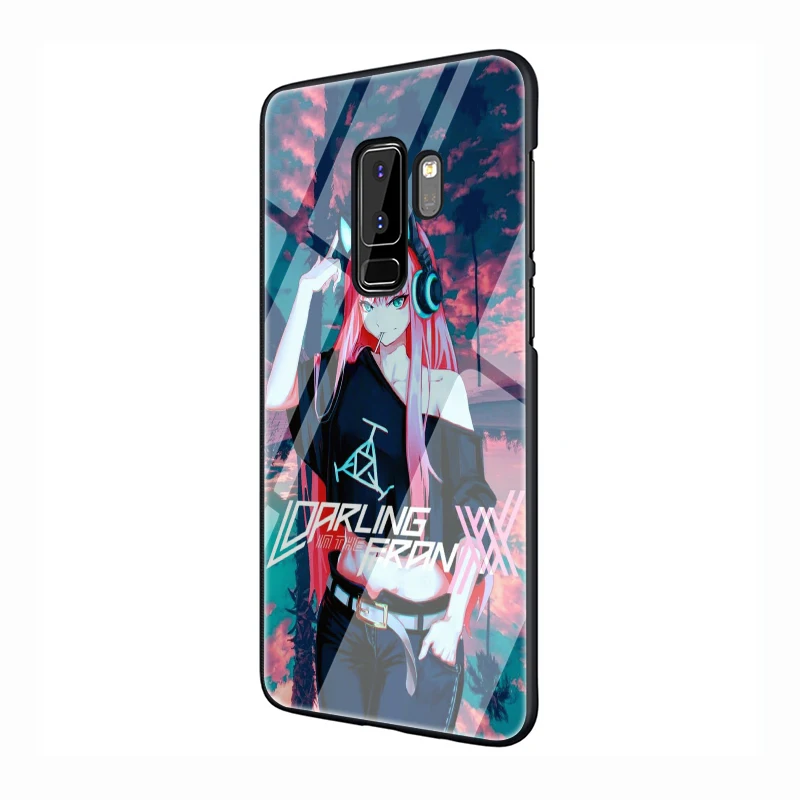 G8 Darling в Franxx закаленное Стекло мягкий чехол для телефона для samsung Galaxy S7 край S8 S9 S10 Note 8, 9, 10, плюс A10 20 30 40 50 60 70 - Цвет: G8
