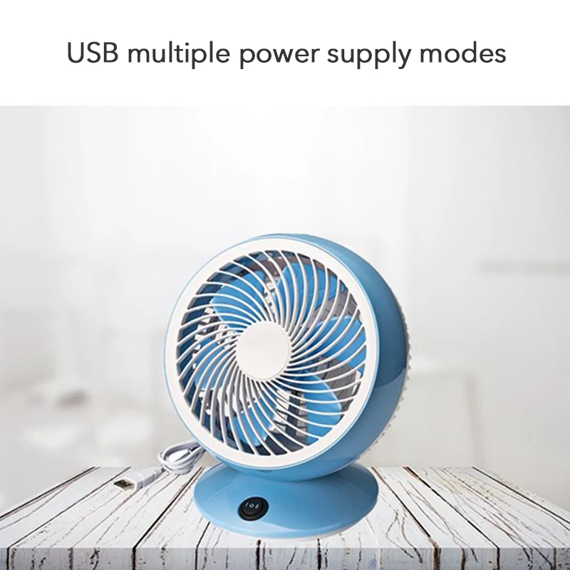 Новый портативный Usb Настольный вентилятор 6 дюймов 5 в 4 цвета мини электрический