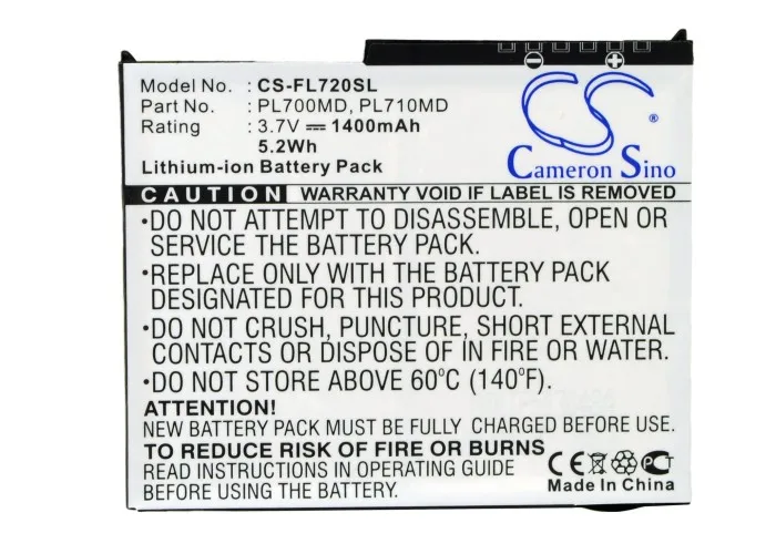 Cameron Sino 1400mAh для Fujitsu Siemens Loox 700 710 718 720 728 PL700MD PL710MD PL720MD S26391-F2611-L100 35H00047-00 | Электроника