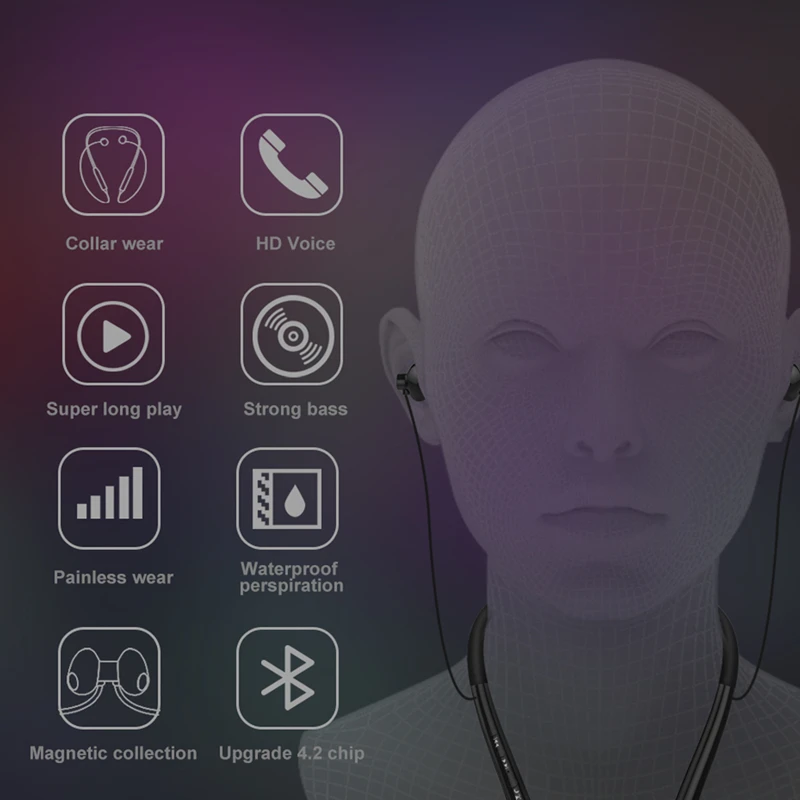 Q14 bluetooth наушники-вкладыши стерео спортивные наушники Hi-Fi бас гарнитура