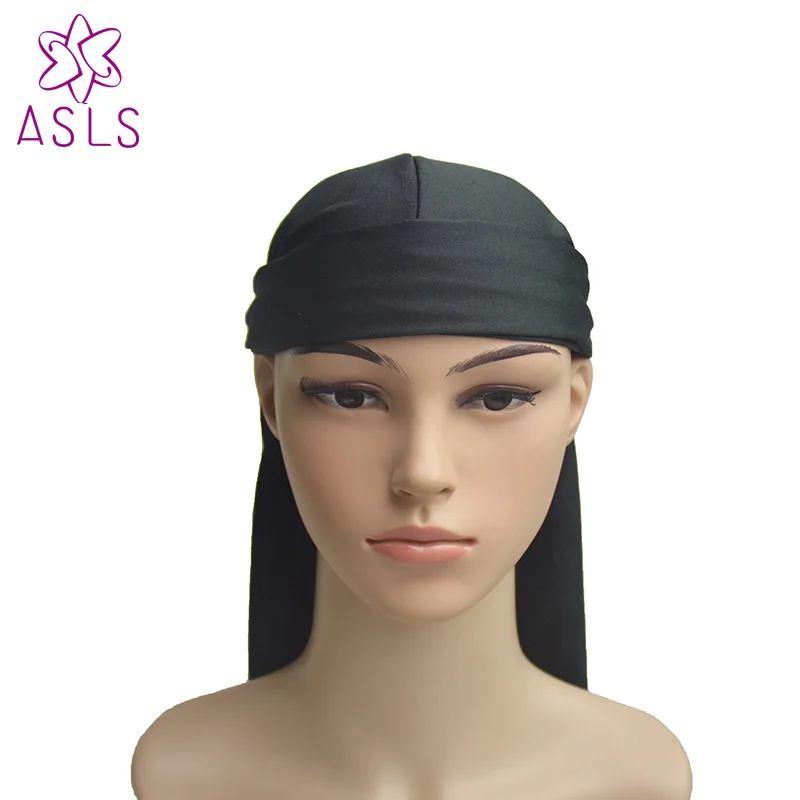 Горячая Распродажа; Новинка; Модная элегантная спандекс короля Durag Байкер головка Обёрточная бумага Тюбетейка бандану ДУ тряпка для мужчин