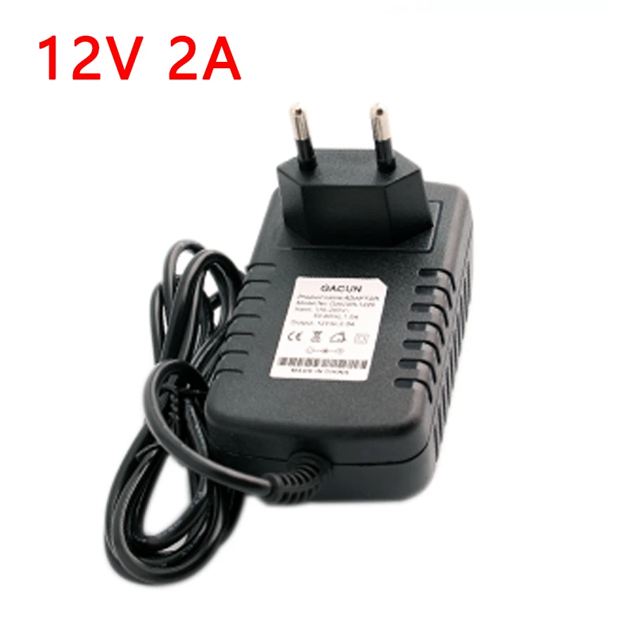 12V 2A AC-DC 220 В до 12 В Питание 12V 1A 2A 3A 5A 6A 8A трансформатор регулируется Мощность адаптер переключения Зарядное устройство для детей возрастом от 12V светодиодные лампы - Цвет: 12V 2A