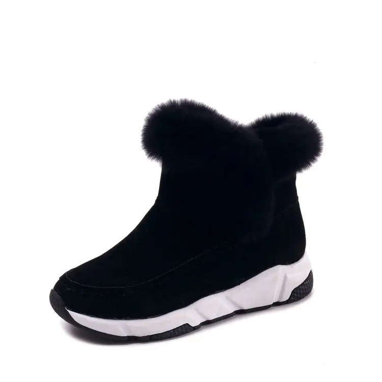 Aleafalling/женские ботинки короткие плюшевые ботильоны женские зимние теплые из