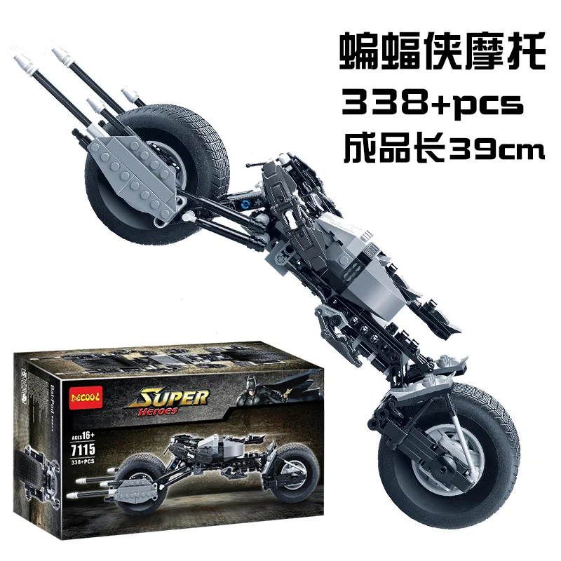 Супер герой Все кубики «Бэтмен» Бэтмобиль tumbler Batwing строительные блоки супер герой s игрушки для детей