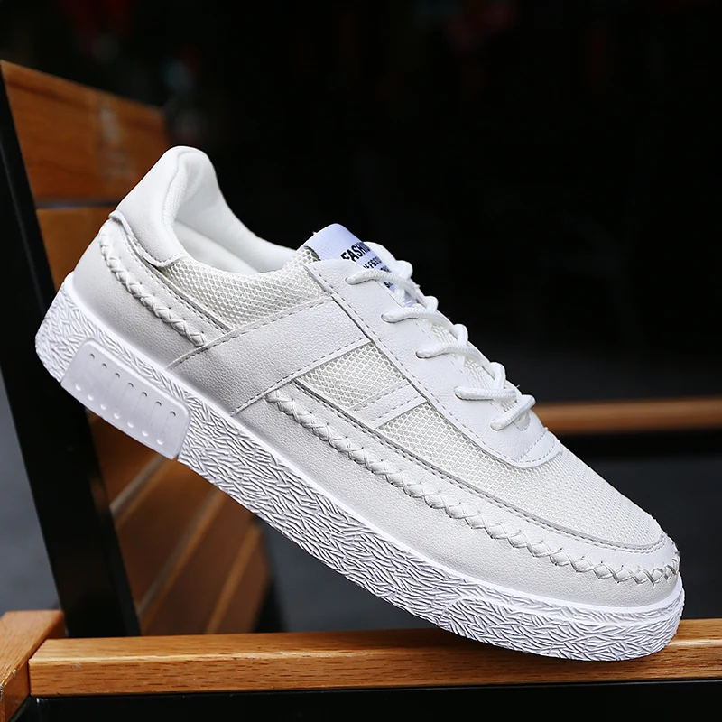 Новинка 2018 весенние кроссовки мужская обувь Тренд дышащая zapatillas скейтборд