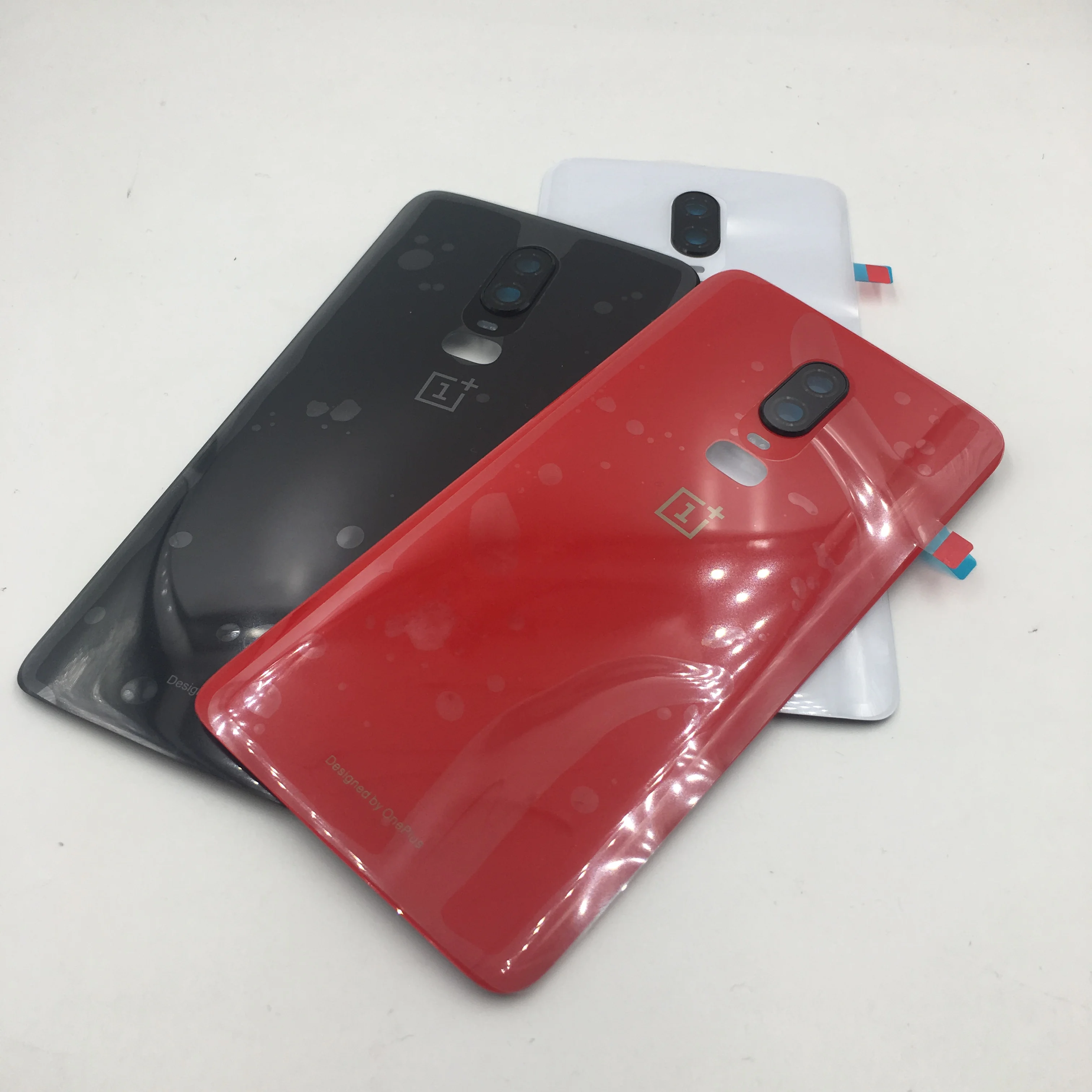Оригинальное 3D стекло для Oneplus 6 Крышка батарейного отсека чехол задняя крышка