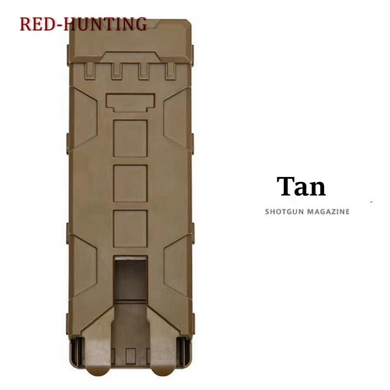 Airsoft Hunting Pistol Gun Accessories 10 Rounds 12 Gauge Sh0tgun Shell Model Fast Loading Clip Holder Box | Спорт и развлечения