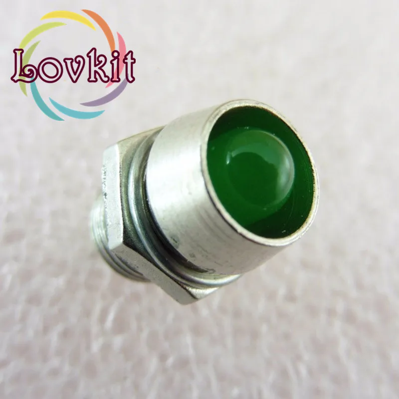 100 шт. 5 мм хромированный металлический светодиодный держатель рамка зажим