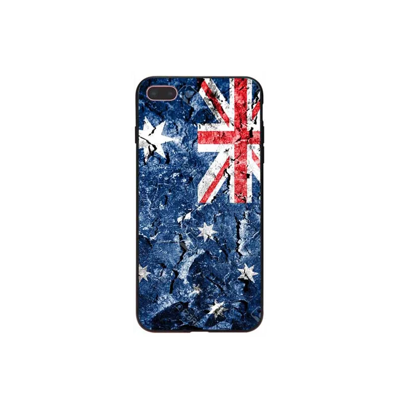 Австралийский флаг Новой Зеландии мягкий чехол для мобильного телефона Apple iPhone 7 8