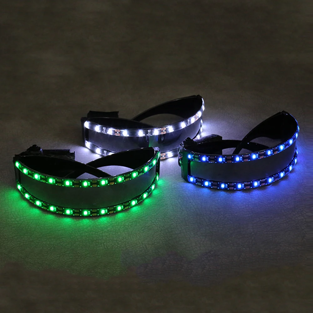 Светящиеся очки бар Led дрожащее освещение Мода Регулируемая Ночная универсальная сцена DIY Набор для вечеринки светящиеся