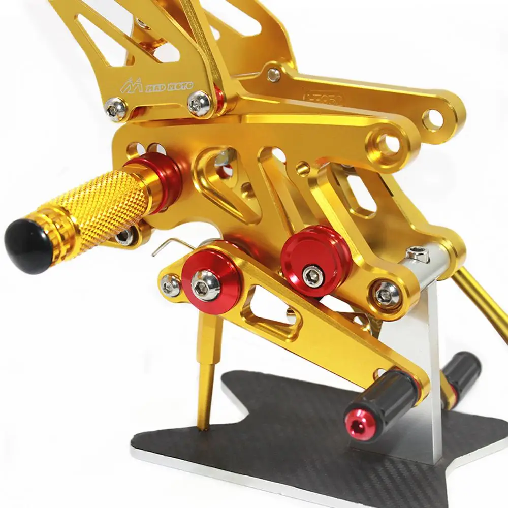 Для Aprilia RSV4 Заводские APRC ABS 2013 CNC Регулируемые подножки для ног Rider Rearsets педаль для ног