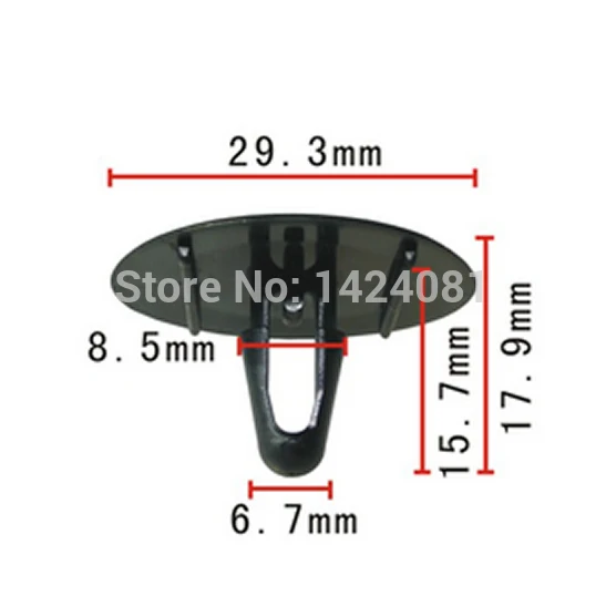 

20x OEM Nylon Fastener Hood Insulation Retainer Clip for Toyota for Tacoma 95on (30x16x8mm) 90467-09004 9046709004