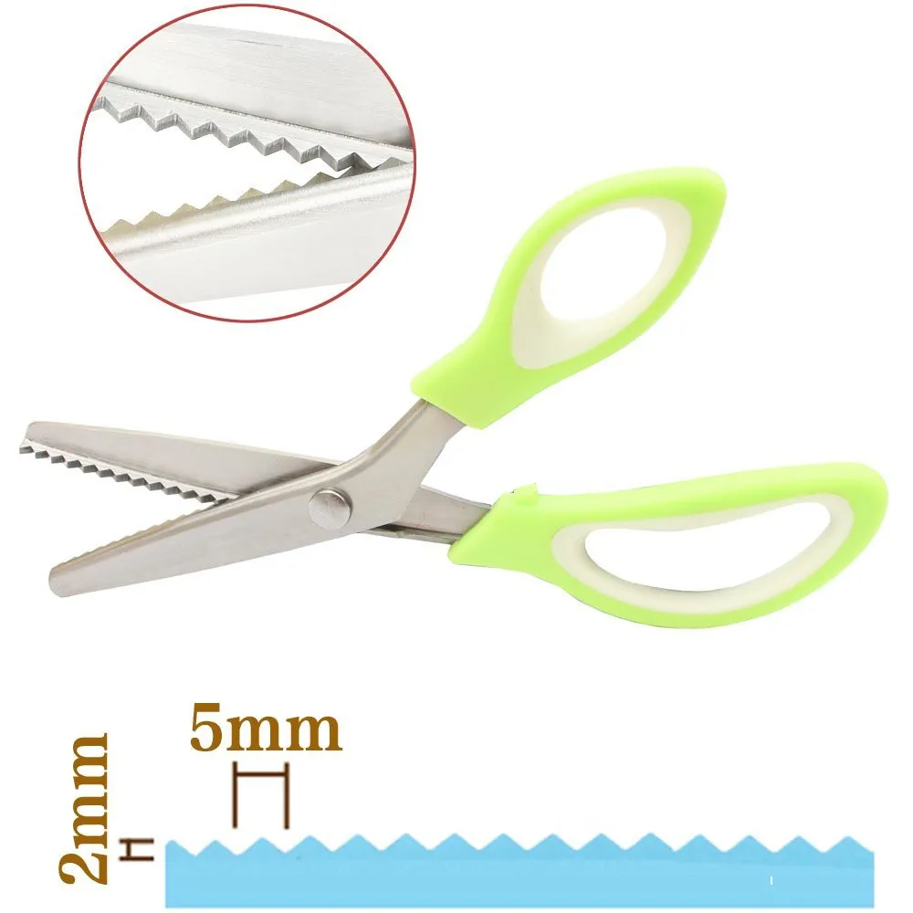 Нержавеющая сталь DIY Кружева Швейные ножницы портновские для зубов ткань Meterial