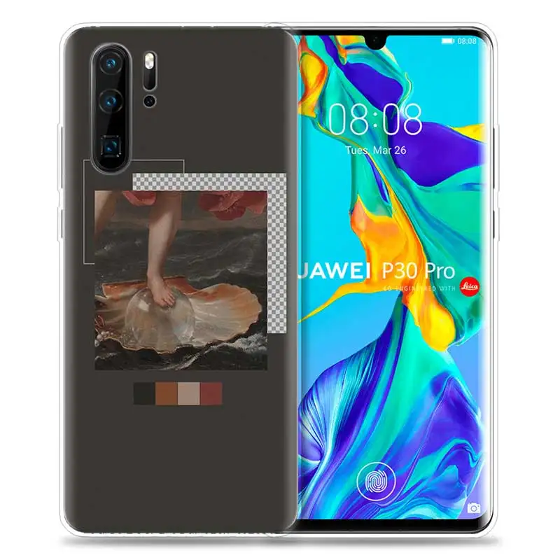 Чехол для huawei P30 P20 P10 P9 mate 10 20 Lite Pro сумка для мобильного телефона P Smart Z Plus Accent wall lockscreen art Tumblr P